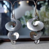 Brincos Espiral Vintage em Prata