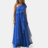 Leonor | Vestido Assimétrico com Volantes