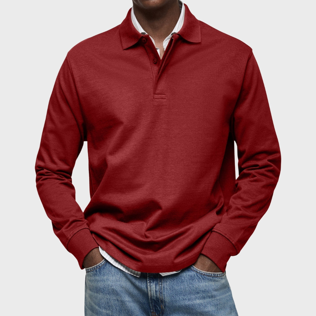 Eduardo - Polo De Luxo De Mangas Compridas