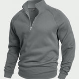 António - Pullover com fecho de meia altura