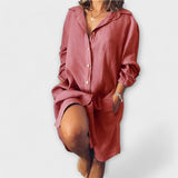 Clara - Blusa casual de linho