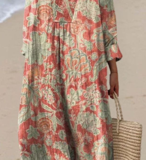Elis - Vestido floral vintage
