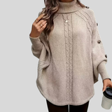 Norelle™ | Pullover de Gola Alta em Malha