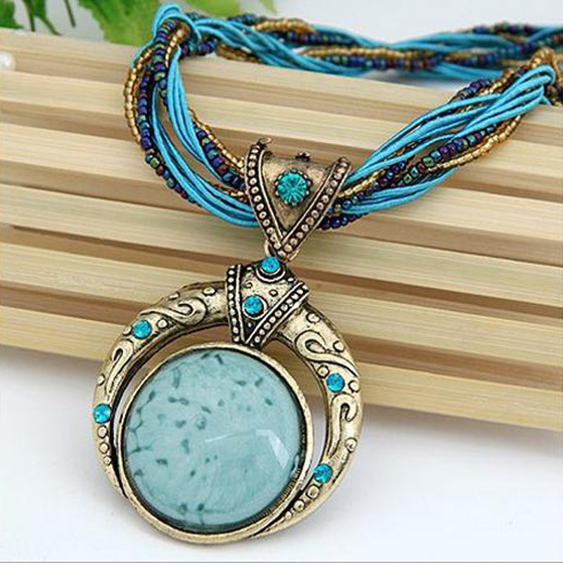 Colar com Pendente Boho