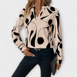 Catarina - Blusa elegante de manga comprida