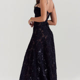 Serena - Vestido longo elegante para casamentos e eventos