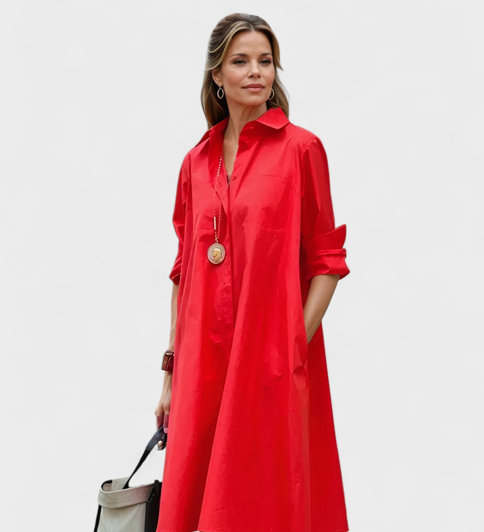 Cárla – Vestido Preto com Bolsos