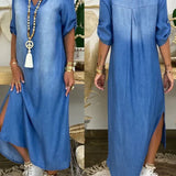 Ibiza - Vestido Maxi De Ganga