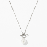 Colar Elegante com Pérolas Douradas