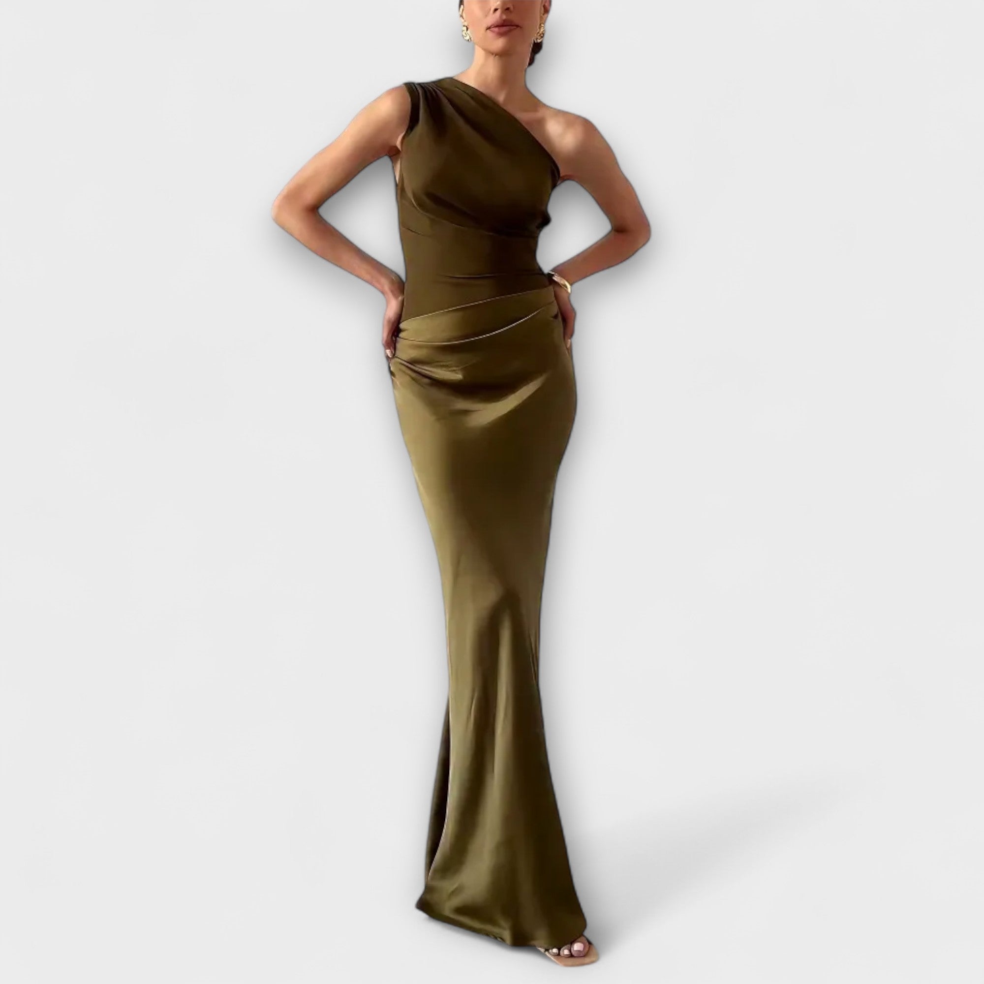 Cássia - Vestido Longo Plissado