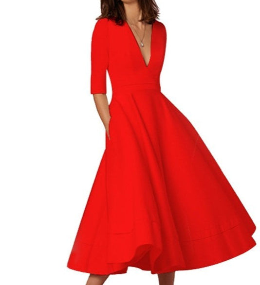 Laura - Vestido Midi Feminino