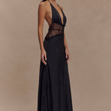 Velina - Vestido em renda e cetim