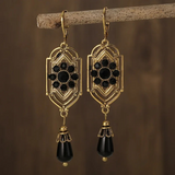 Brincos Elegantes Pendentes com Cristais