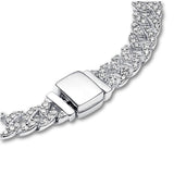 Pulseira Cubana com Moissanite