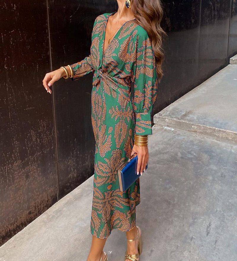 Sabrina - Vestido midi sofisticação