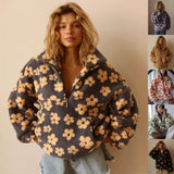 Sofia | Casaco Polar com Lapela e Fecho Frontal
