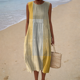 Robe de Verão Confortável Sem Mangas