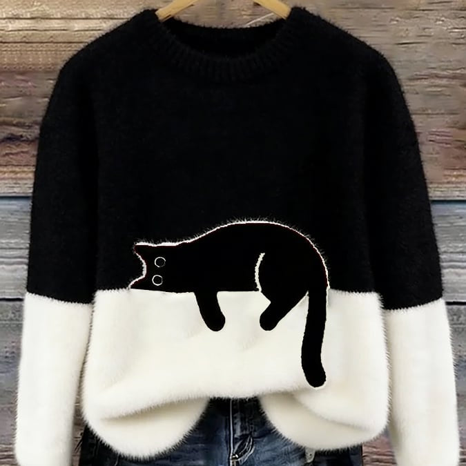 Maria - Camisola Larga de Gatos