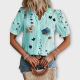 Emília - Blusa com decote em V