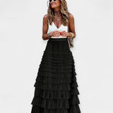 Saia Boho com Acabamento de Cetim