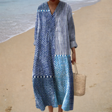 Robe de Verão Impressa Flatteadora