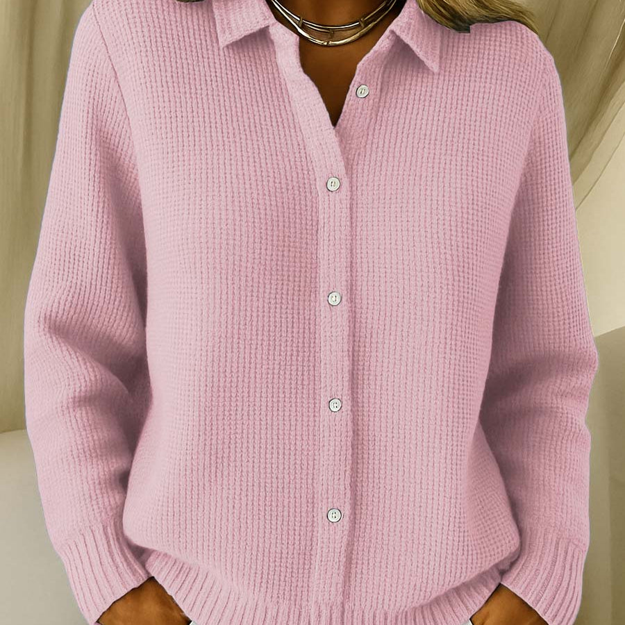 Eva | Clássico Cardigan de Malha com Botões