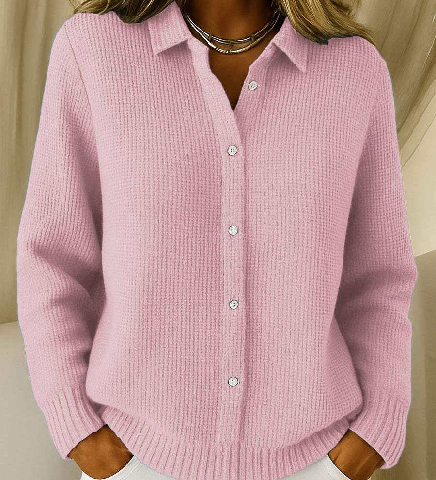 Eva | Clássico Cardigan de Malha com Botões