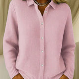 Katrina | Cardigan de Tricot Texturizado com Botões