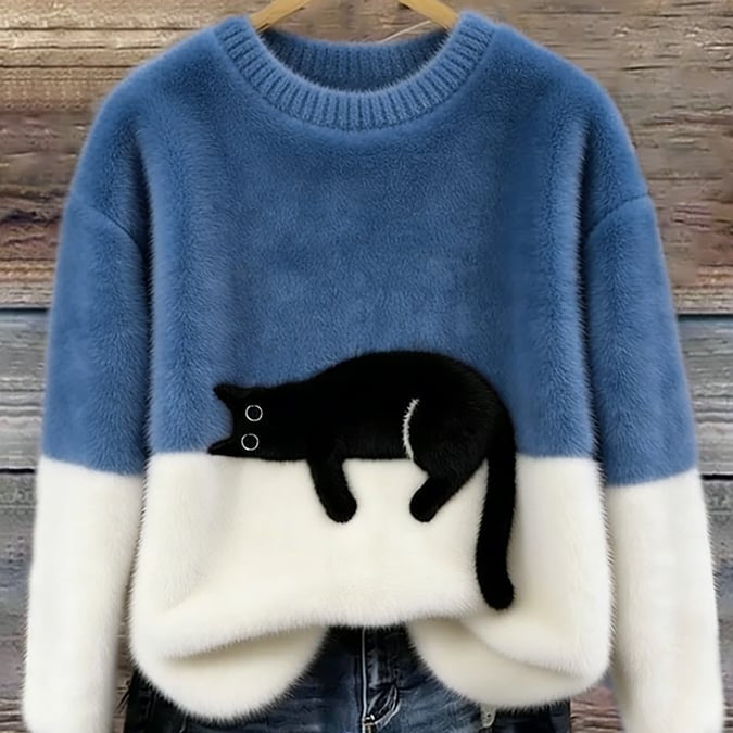 Maria - Camisola Larga de Gatos