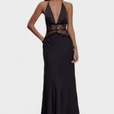 Velina - Vestido em renda e cetim