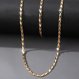 Conjunto de Colar e Pulseira em Ouro 18K Elegante
