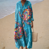 Robe de Verão Impressa Lisonjeira
