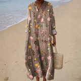 Robe de Verão Estampada Lisonjeira