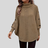 Norelle™ | Pullover de Gola Alta em Malha
