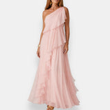 Leonor | Vestido Assimétrico com Volantes