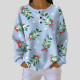 Edalynn™ | Sweatshirt com Motivo de Natal