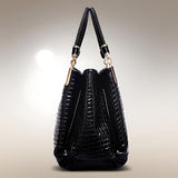 Lusso Milano - Bolsas de Crocodilo para Ombro