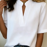 Madalena - Blusa Elegante com Decote em V