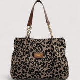 Lévrier – Sacola de Compras em Lona Leopardo