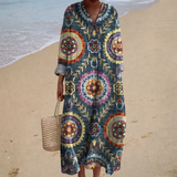 Robe de Verão Impressa Flatter