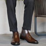 Pedro - Botins Chelsea em Couro