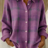 Rebecca™ | Cardigan Xadrez de Estilo Casual