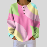 Lorelei™ | Sweatshirt Padrão Abstrato