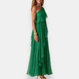 Leonor | Vestido Assimétrico com Volantes