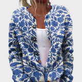 Leonor - Cardigan Floral de Outono
