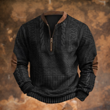 João - Pullover de malha com fecho