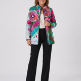 Alcina | Casaco Matelassado Aquarela Floral Lucie