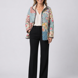 Sara | Casaco Matelassado Patchwork Floral Chloé