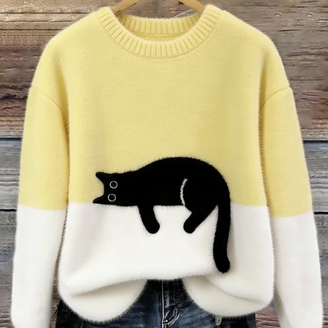 Maria - Camisola Larga de Gatos