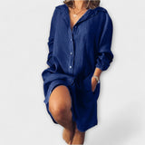 Clara - Blusa casual de linho
